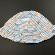 Load image into Gallery viewer, Girls Higgledee, lined lightweight cotton hat, EUC, size 0,  