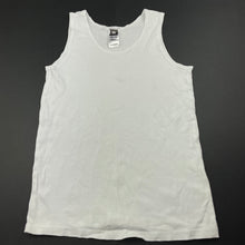 Load image into Gallery viewer, Boys Kids &amp; Co, white cotton singlet top, GUC, size 10-12,  