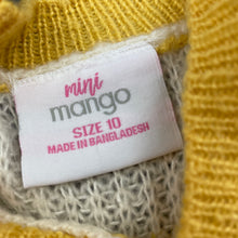 Load image into Gallery viewer, Girls Mango, knitted sweater / jumper, small mark back left cuff, FUC, size 10,  