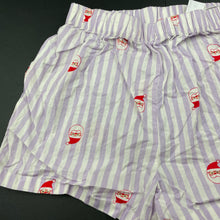Load image into Gallery viewer, Girls Brilliant Basics, cotton Christmas pyjama shorts, elasticated, EUC, size 14,  