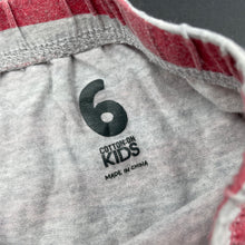 Load image into Gallery viewer, Boys Cotton On, striped pyjama shorts, elasticated, FUC, size 6,  