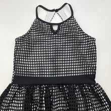 Load image into Gallery viewer, Girls B Collection, black &amp; white party dress, FUC, size 10, L: 73cm
