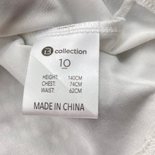 Load image into Gallery viewer, Girls B Collection, black &amp; white party dress, FUC, size 10, L: 73cm