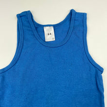 Load image into Gallery viewer, Boys Target, blue cotton singlet top, GUC, size 6-8,  