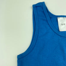Load image into Gallery viewer, Boys Target, blue cotton singlet top, GUC, size 6-8,  