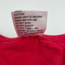 Load image into Gallery viewer, Girls Junior Zone, red cotton Christmas t-shirt / top, FUC, size 10,  