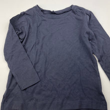 Load image into Gallery viewer, Girls Anko, navy cotton long sleeve t-shirt / top, EUC, size 2,  