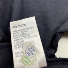 Load image into Gallery viewer, Girls Anko, navy cotton long sleeve t-shirt / top, EUC, size 2,  