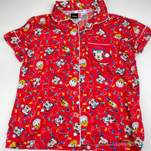 Load image into Gallery viewer, Girls Disney, Mickey Mouse cotton Christmas pyjamas, EUC, size 10,  