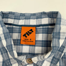 Load image into Gallery viewer, Boys Tilt, lightweight cotton short sleeve shirt, EUC, size 6,  
