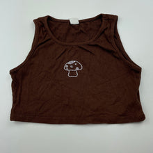 Load image into Gallery viewer, Girls SHEIN, stretchy ribbed crop top, L: 26cm, EUC, size 10,  