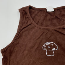 Load image into Gallery viewer, Girls SHEIN, stretchy ribbed crop top, L: 26cm, EUC, size 10,  