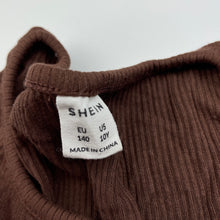 Load image into Gallery viewer, Girls SHEIN, stretchy ribbed crop top, L: 26cm, EUC, size 10,  