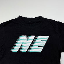 Load image into Gallery viewer, Boys black, cotton t-shirt / top, armpit to armpit: 29.5cm, GUC, size 4-5,  