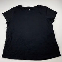 Load image into Gallery viewer, Girls Target, black organic cotton t-shirt / top, EUC, size 14,  