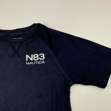 Load image into Gallery viewer, Boys Nautica, navy cotton t-shirt / top, wash fade, FUC, size 6,  