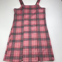 Load image into Gallery viewer, Girls Mango, checked lightweight casual dress, pilling, FUC, size 10, L: 70cm