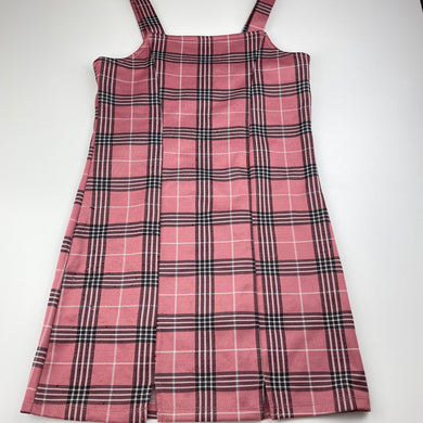 Girls Mango, checked lightweight casual dress, pilling, FUC, size 10, L: 70cm
