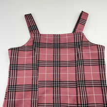 Load image into Gallery viewer, Girls Mango, checked lightweight casual dress, pilling, FUC, size 10, L: 70cm
