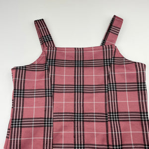Girls Mango, checked lightweight casual dress, pilling, FUC, size 10, L: 70cm