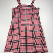 Load image into Gallery viewer, Girls Mango, checked lightweight casual dress, pilling, FUC, size 10, L: 70cm