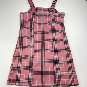 Girls Mango, checked lightweight casual dress, pilling, FUC, size 10, L: 70cm