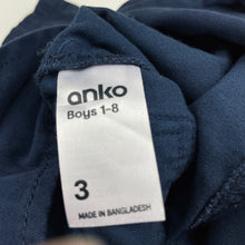 Load image into Gallery viewer, Boys Anko, navy cotton overalls / shortalls, EUC, size 3,  