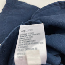 Load image into Gallery viewer, Boys Anko, navy cotton overalls / shortalls, EUC, size 3,  