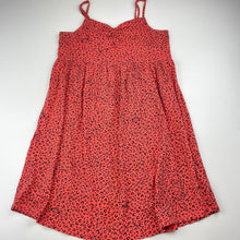 Load image into Gallery viewer, Girls Roxy, animal print cotton summer dress, FUC, size 10, L: 66cm