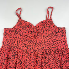 Load image into Gallery viewer, Girls Roxy, animal print cotton summer dress, FUC, size 10, L: 66cm