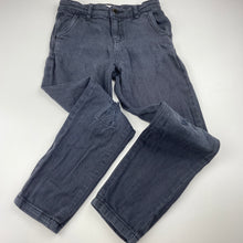 Load image into Gallery viewer, Boys Cotton On, distressed stretch denim jeans, adjustable, Inside leg: 53.5cm, GUC, size 7,  