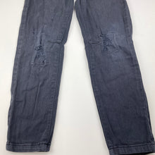 Load image into Gallery viewer, Boys Cotton On, distressed stretch denim jeans, adjustable, Inside leg: 53.5cm, GUC, size 7,  
