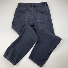 Load image into Gallery viewer, Boys Cotton On, distressed stretch denim jeans, adjustable, Inside leg: 53.5cm, GUC, size 7,  