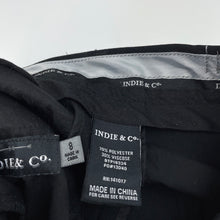 Load image into Gallery viewer, Boys Indie &amp; Co, black suit / formal pants, W: 31.5cm across, Inside leg: 53.5cm, EUC, size 8,  