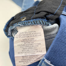 Load image into Gallery viewer, unisex Sprout, stretchy denim pants, elasticated, Inside leg: 31cm, EUC, size 2,  
