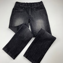 Load image into Gallery viewer, Boys Urban Supply, dark denim jeans, adjustable, Inside leg: 58cm, FUC, size 7,  