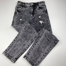 Load image into Gallery viewer, Boys Breakers, distressed stretch denim jeans, adjustable, Inside leg: 55cm, FUC, size 8,  