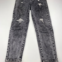 Load image into Gallery viewer, Boys Breakers, distressed stretch denim jeans, adjustable, Inside leg: 55cm, FUC, size 8,  