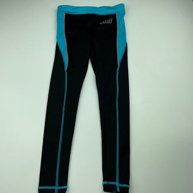 Girls Sprint Active, sports / activewear leggings, elasticated, Inside leg: 48cm, GUC, size 8,  