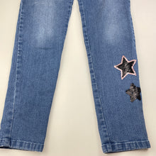 Load image into Gallery viewer, Girls Clothing &amp; Co, stretch denim jeans, adjustable, Inside leg: 72cm, GUC, size 16,  