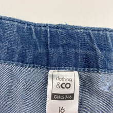 Load image into Gallery viewer, Girls Clothing &amp; Co, stretch denim jeans, adjustable, Inside leg: 72cm, GUC, size 16,  