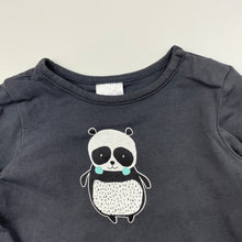 Load image into Gallery viewer, Girls Target, stretchy long sleeve top, panda, GUC, size 0,  