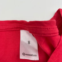 Load image into Gallery viewer, Girls Target, red cotton t-shirt / top, FUC, size 8,  