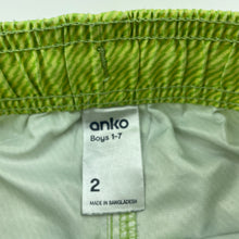 Load image into Gallery viewer, Boys Anko, lightweight board shorts, elasticated, FUC, size 2,  