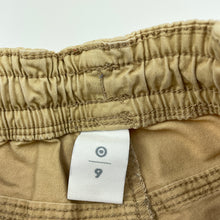 Load image into Gallery viewer, Boys Target, stretch cotton shorts, elasticated, GUC, size 9,  