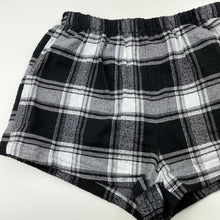 Load image into Gallery viewer, Girls SHEIN, black &amp; white check shorts, elasticated, FUC, size 10,  