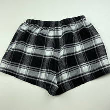 Load image into Gallery viewer, Girls SHEIN, black &amp; white check shorts, elasticated, FUC, size 10,  