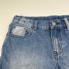 Load image into Gallery viewer, Boys Urban Supply, blue denim jean shorts, adjustable, GUC, size 9,  