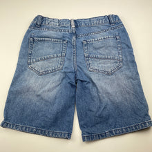 Load image into Gallery viewer, Boys Urban Supply, blue denim jean shorts, adjustable, GUC, size 9,  