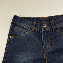 Load image into Gallery viewer, Boys Tilt, dark denim jean shorts, adjustable, GUC, size 5,  